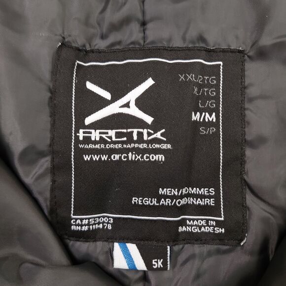 Arctix Ski Snow Cargo Pants Mens Medium Black Insulated Ankle Zip Snowboarding - Picture 9 of 12
